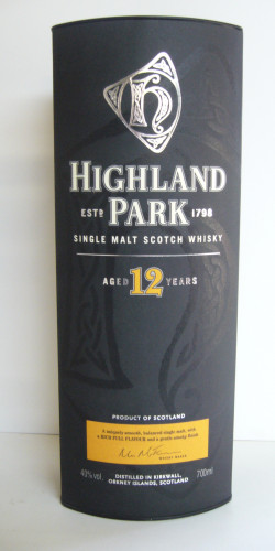 Highland Park single malt scotch whisky 0,7L 836,-