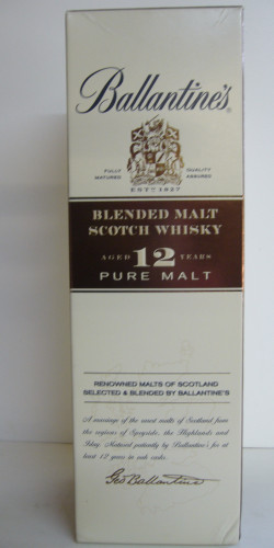 Ballantines pure malt scotch whisky 0,7L 710,-